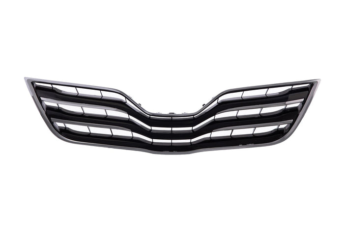 Plastic Front Grille Chrome Shell with Black Insert for 2010-2011 Toyota Camry