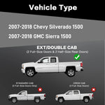 Running Boards For 07-18 Silverado Sierra 1500 Double/Extended Cab Drop Steps image 2