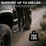 Running Boards For 07-18 Silverado Sierra 1500 Double/Extended Cab Drop Steps image 8
