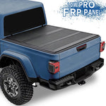 5FT FRP Low Profile Hard Tri-Fold Tonneau Cover For 2020-2025 Jeep Gladiator Bed image 1
