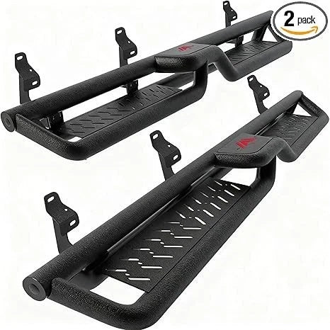 Running Boards For 15-26 Ford F150 F250 F350 Super Crew Cab Drop Steps Nerf Bars image 1