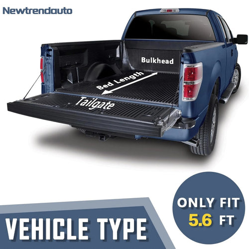 5.7FT FRP Low Profile Hard 4-Fold Tonneau Cover For 09-18 Dodge Ram 1500 Classic image 2