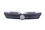 Black Grille Assembly with Chrome Molding Trim For 2011-2014 Volkswagen Jetta image 1