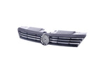 Black Grille Assembly with Chrome Molding Trim For 2011-2014 Volkswagen Jetta image 3