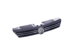 Black Grille Assembly with Chrome Molding Trim For 2011-2014 Volkswagen Jetta image 4