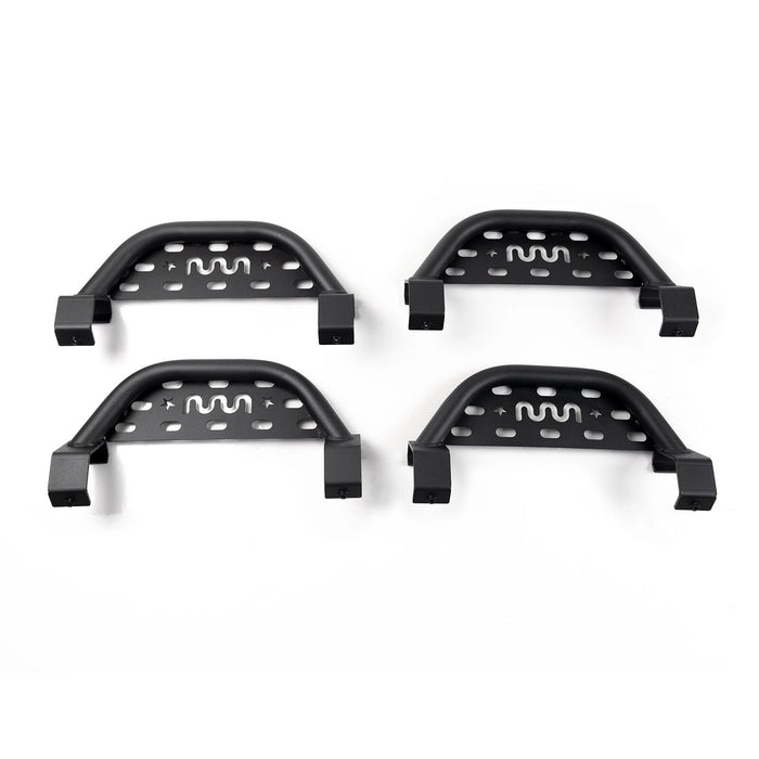 Fit 21-24 Ford Bronco 2/4-door Side Steps Running Board 4 Packs Black Style