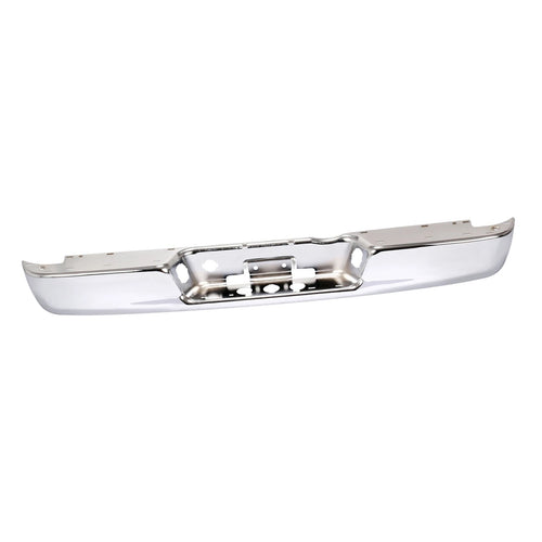 Chrome Rear Step Bumper Steel Face Bar For 02-09 Dodge Ram 1500 2500 3500 Pickup image 1