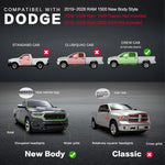 6.5" Running Boards For 2019-2026 Dodge Ram 1500 New Body Crew Cab Side Steps image 2