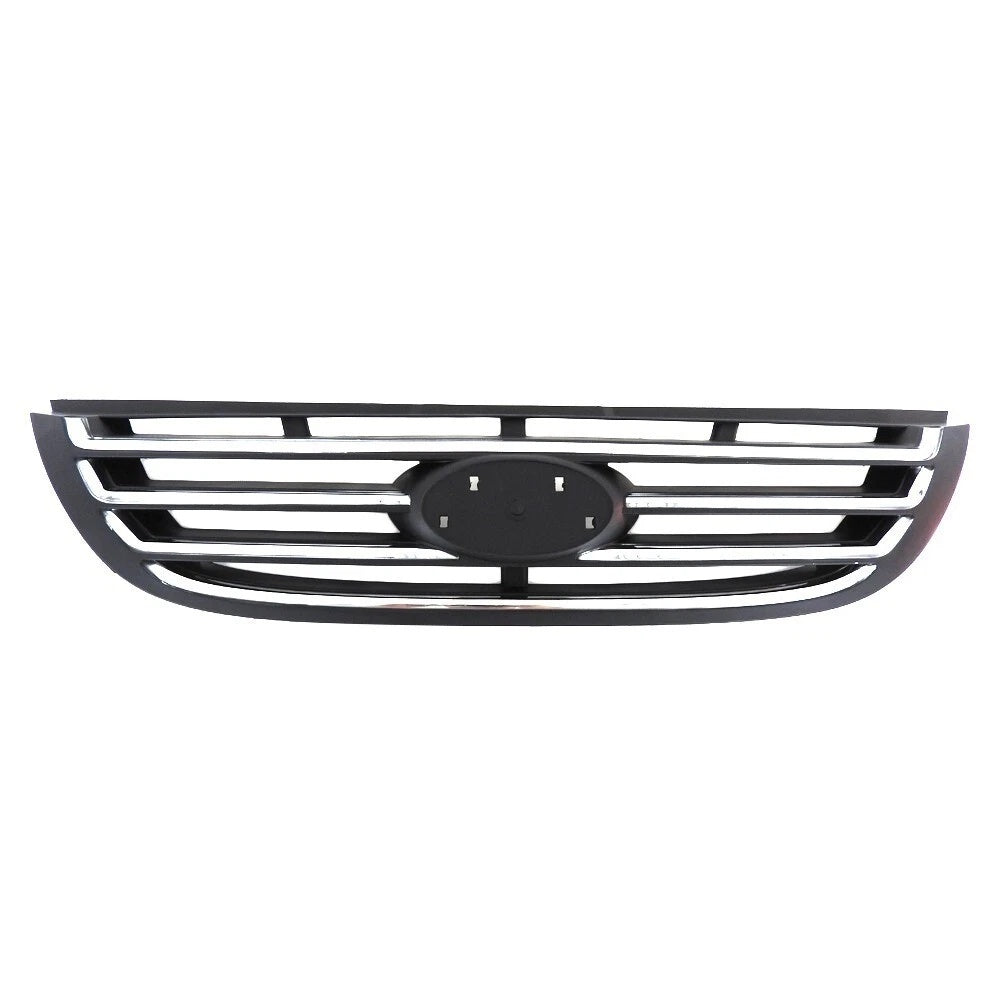 Grille Assembly with Chrome Molding Black Insert For 2007 Kia Spectra image 1