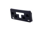 New Front License Plate For Buick Encore,GM1068165,Black,Pastic image 2