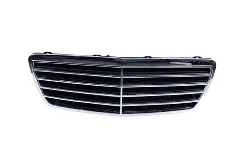 Chrome Grille Shell Insert For 2000-2003 Mercedes Benz E320 E430 W210 MB1200116 image 1