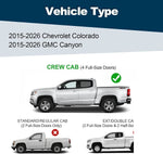 Running Boards For 15-26 Colorado / GMC Canyon Crew Cab 6" Side Steps Nerf Bars image 2