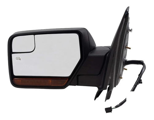 Driver Left Mirror Power Heated Signal Puddle Spotter Glass For 12-17 Expedition image 1