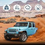 6.5" Running Boards For 18-26 Jeep Wrangler JL 4 Doors ABS Nerf Bars Side Steps image 7