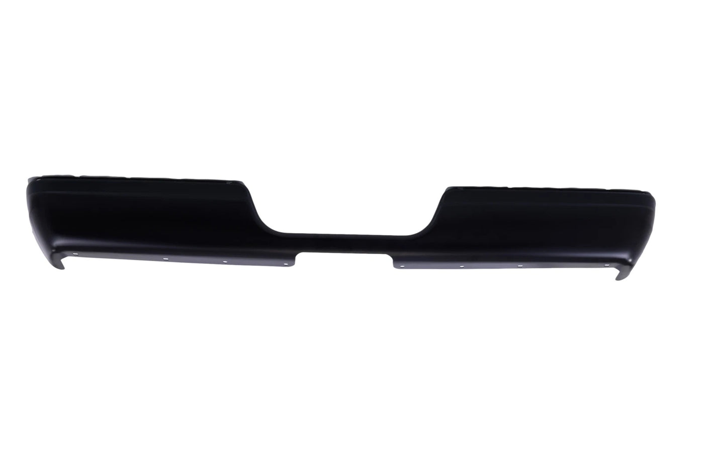 Black Rear Step Bumper Steel Face Bar For 94-01 Dodge Ram 1500 2500 3500 Pickup image 1
