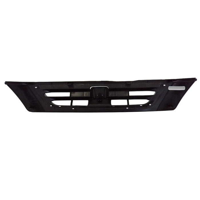 Black Grille Panel Assembly w/ Emblem Provision Holes For 1997-2001 Honda CR-V