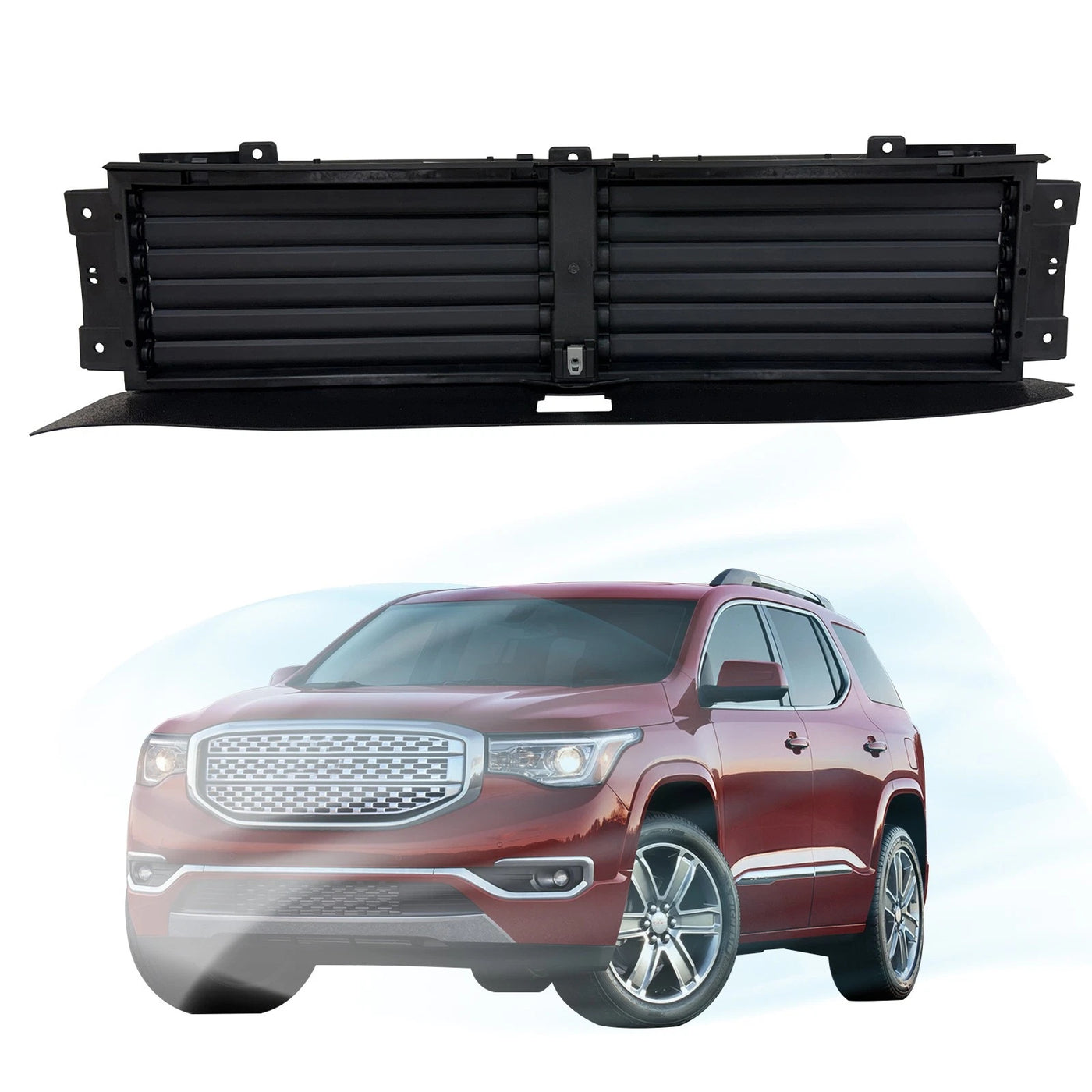 Active Grille Shutter Upper Black For 2020- GMC ACADIA Grille assy GM1206147 image 1