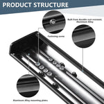 Running Boards For 09-14 Ford F-150 SuperCrew Cab 6" Side Steps Nerf Bar 2PCS image 5
