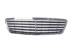 Chrome Grille Shell Black Insert For Mercedes Benz W203 03-07 C230 01-05 C240 image 1