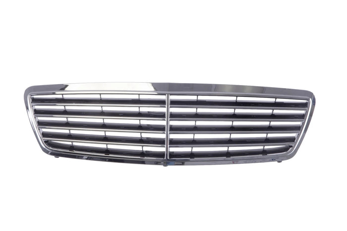Chrome Grille Shell Black Insert For Mercedes Benz W203 03-07 C230 01-05 C240