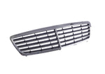 Chrome Grille Shell Black Insert For Mercedes Benz W203 03-07 C230 01-05 C240 image 5