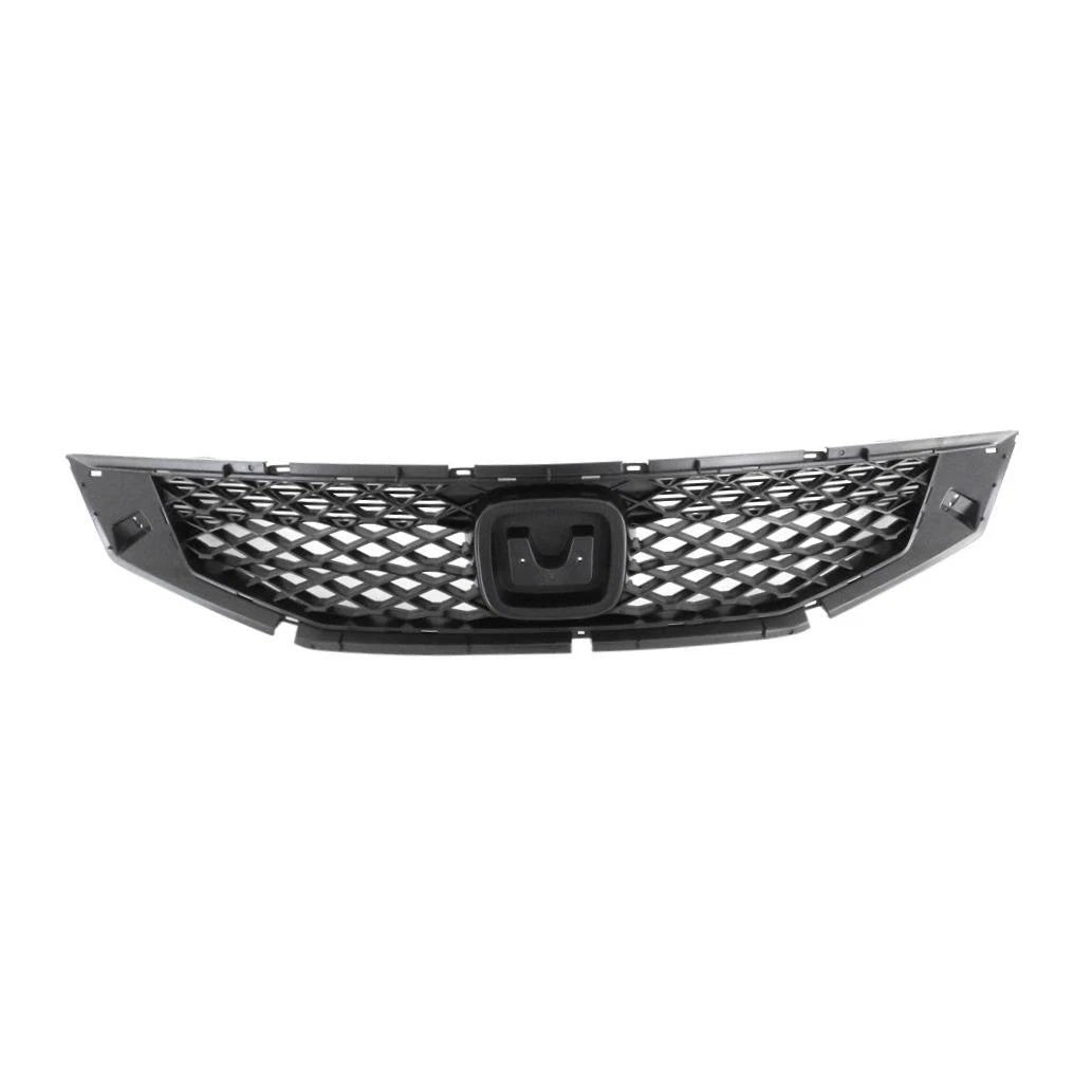 Black Front Grille Assembly Replacement For 08-10 Honda Accord 2 Door Coupe image 1