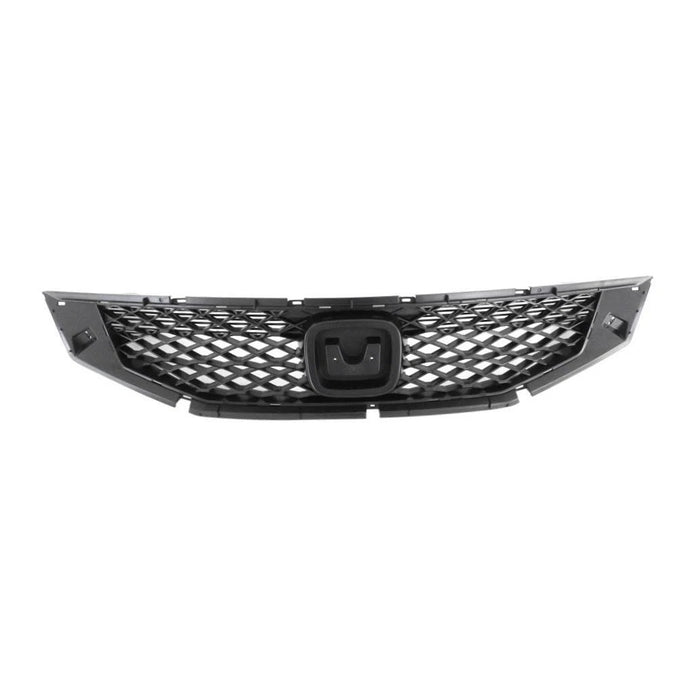 Black Front Grille Assembly Replacement For 08-10 Honda Accord 2 Door Coupe