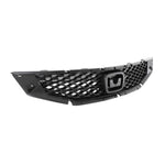 Black Front Grille Assembly Replacement For 08-10 Honda Accord 2 Door Coupe image 2