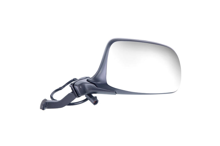 Driver Side Chrome Black Base Power Mirror Manual Fold For 1992-1997 Ford F-150