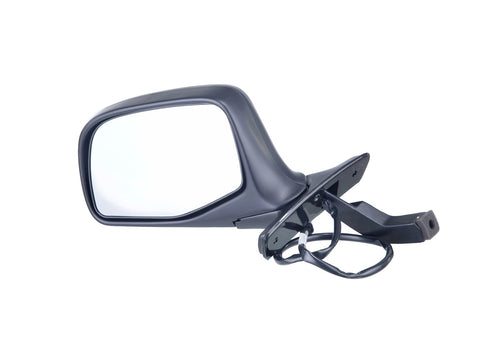 Driver Side Chrome Black Base Power Mirror Manual Fold For 1992-1997 Ford F-150 image 2
