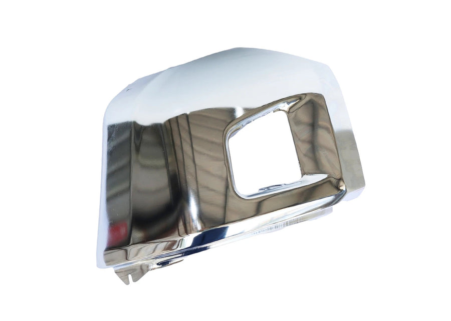 For 2014-2021 Toyota Tundra Front Driver Side Bumper End Cap Chrome Steel Outer