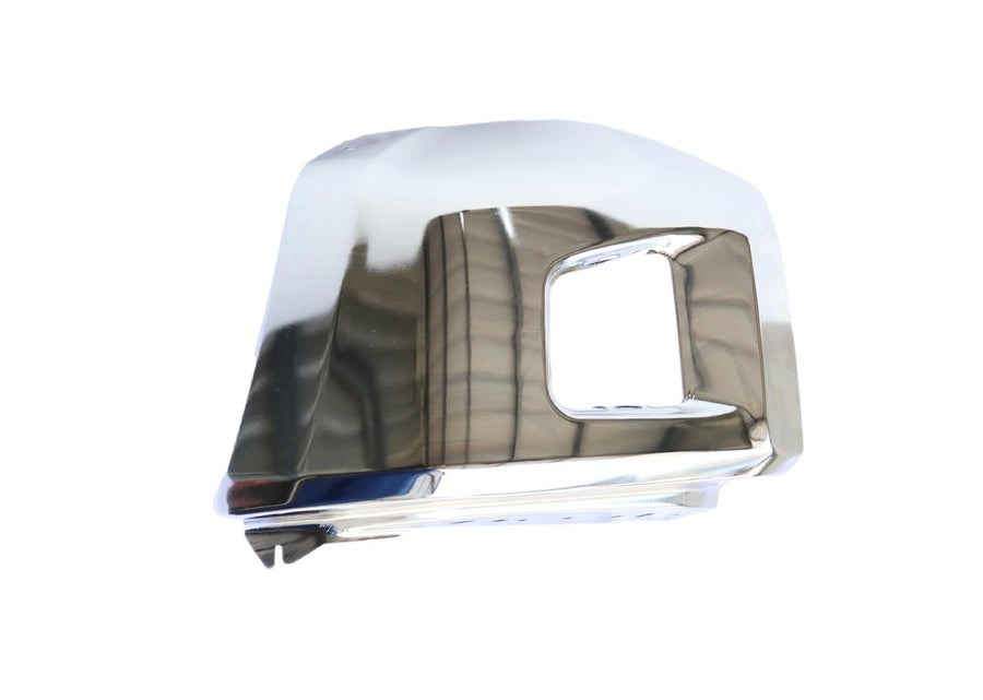 For 2014-2021 Toyota Tundra Front Driver Side Bumper End Cap Chrome Steel Outer