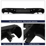 Rear Step Bumper Face Bar for Nissan Frontier 2013-2021 Black NI1103126 image 3