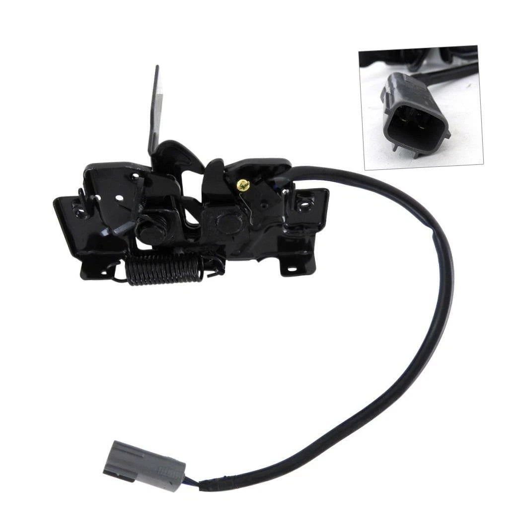 For Mazda 3 Sedan 2004-09 Hatchback 2007-09 Steel Hood Latch Lock w/Alarm System image 1