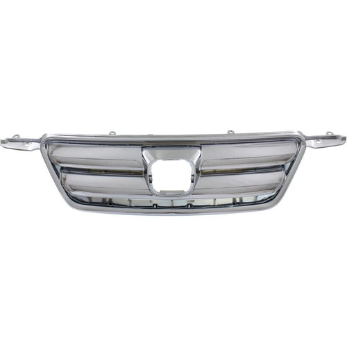 Chrome Grille Shell Molding For 2005-2006 Honda CR-V 2.4L image 1