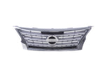 Grille Shell Frame w/Silver Insert For 2013-2015 Nissan Sentra Sedan NI1200252 image 1