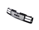 Chrome Surround Black Grille Fits Composite 1994-2002 GMC C/K 2500 3500 Pickup image 2