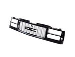 Chrome Surround Black Grille Fits Composite 1994-2002 GMC C/K 2500 3500 Pickup image 3