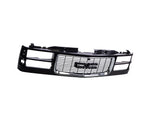 Chrome Surround Black Grille Fits Composite 1994-2002 GMC C/K 2500 3500 Pickup image 4