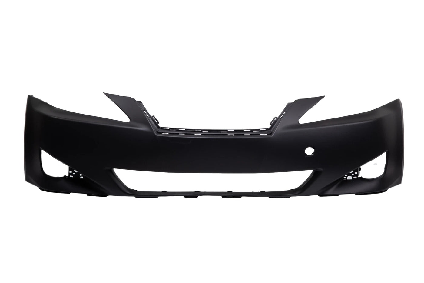 Front Primed Black Bumper Cover with Fog Light Cover for 06-08 Lexus IS250 IS350 image 1
