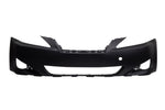 Front Primed Black Bumper Cover with Fog Light Cover for 06-08 Lexus IS250 IS350 image 1