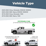 Running Boards For 2019-2026 Silverado Sierra 1500 Double Cab 6" Steps Nerf Bars image 2