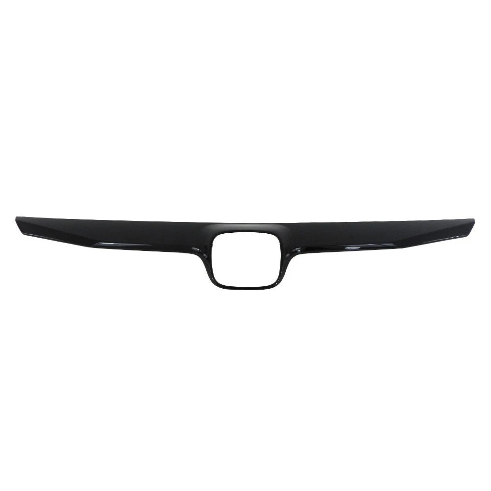 Black Grille Grill Molding Trim For 8th Honda Civic 2009-2011 1.3L 1.8L Sedan image 1