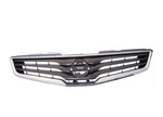 Chrome Grille Shell Surrond with Dark Gray Insert For 2010-2012 Nissan Sentra image 2
