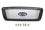 Black Grille Assembly Grill Honeycomb Insert For 04-08 Ford F-150 Pickup Truck image 1