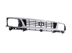 Chrome Grille Shell Surrond with Black Insert For 1995-1996 Toyota Tacoma Pickup image 3