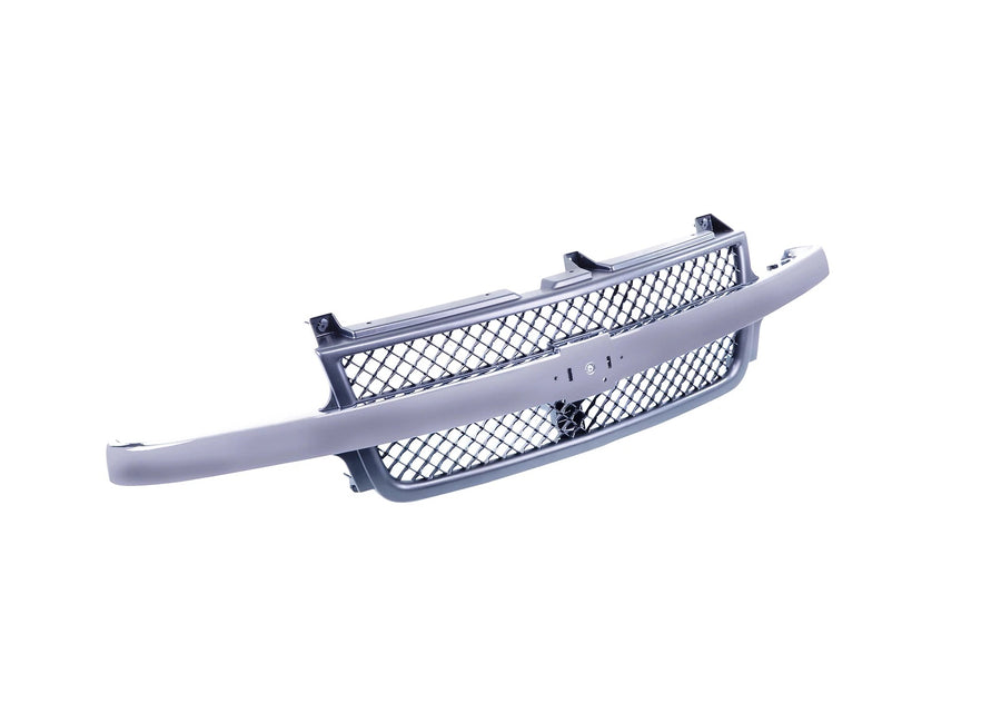 Grille Mesh w/Chrome Bar For 01-02 Chevrolet Silverado 2500 3500 HD GM1200523