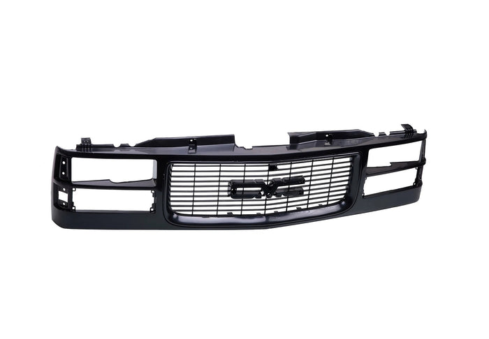 Black Insert Grille w/Headlight Hole Fits 1994-1999 GMC C/K Pickup 2500 3500