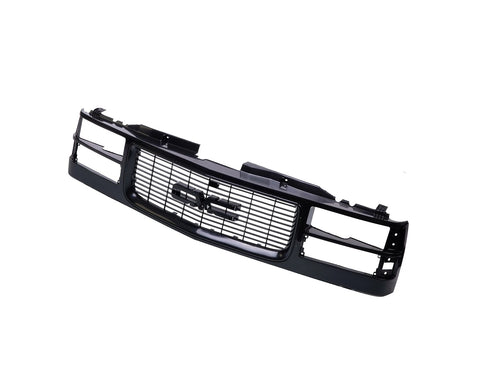 Black Insert Grille w/Headlight Hole Fits 1994-1999 GMC C/K Pickup 2500 3500 image 2