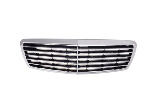 Chrome Grille Shell w/Insert for 2003-2006 Mercedes-Benz W211 E320 E350 E500 E55 image 1
